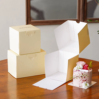 Boîtes à gâteaux mousse personnalisables avec logo estampé à chaud, emballage de luxe pour desserts, pour gâteaux en tranches, vente en gros, service OEM/ODM pour boulangeries