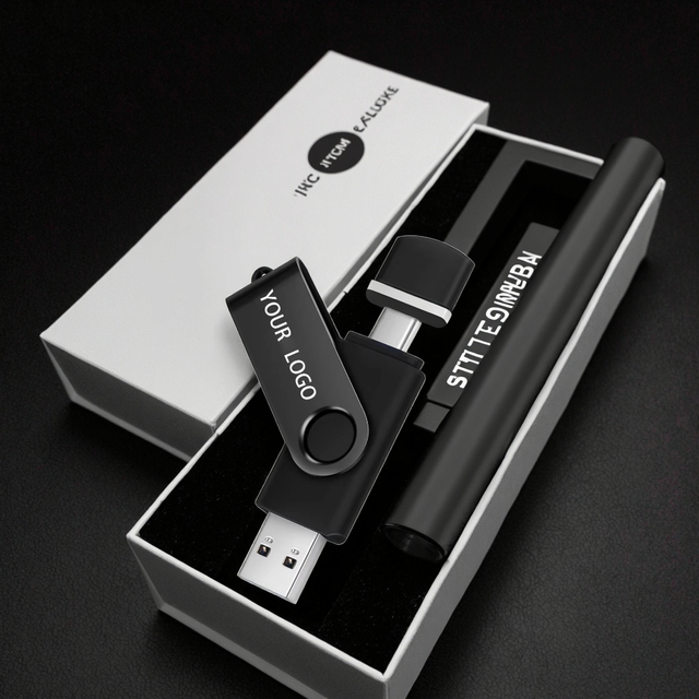 Flash Sale High-Speed USB 2.0/3.0 Metal Thumb Drive 64GB with Customized OEM Logo New