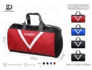 Borsa sportiva da viaggio grande cilindrica in tessuto Oxford con chiusura a cerniera unisex per viaggi - Product Image 1