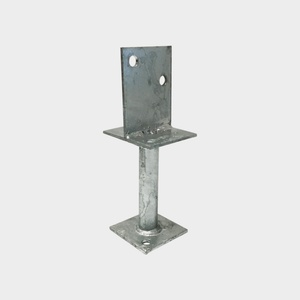 Durable Steel <strong>Post</strong> Support <strong>Bracket</strong> <strong>for</strong> 75mm to 600mm <strong>Posts</strong> Galvanized <strong>Post</strong> Base Plate <strong>for</strong> Wooden Fence Column Installation - Product Image 2
