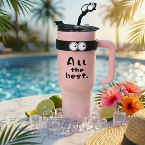 Large-Capacity, <b>Portable</b> Outdoor Insulated Water Bottle, Stainless Steel Car Cooler Cup - Product Image 3