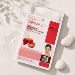 เดอร์มอล สตรอเบอร์รี่ คอลลาเจน เอสเซนส์ มาส์ก 23 กรัม แผ่นมาส์กหน้า - Product Image 3