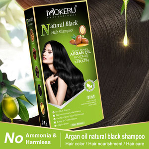 Shampoo Colorante per Capelli all'Olio di Argan di Qualità Premium con Etichetta Privata, Crema Naturale ad Azione Rapida 500ml, Colorante Marrone <span class=keywords><strong>Scuro</strong></span> - Product Image 6