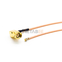 Cable de Conexión RP SMA Macho en Ángulo a UFL-3 RG178 RF