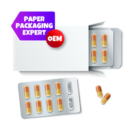 Boîte de papier imprimée faite sur commande durable de médecine pour la boîte médicale d'emballage de produits de Pharma