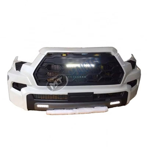 2015-2018 Maictop <strong>Restyle</strong> to tundra Facelift Modified Grille Body Kit Car Accessories Facelift Front Bumper for Hilux Revo - Product Image 3