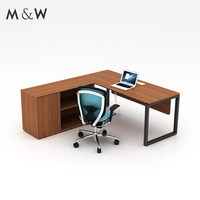 M & W fabbrica all'ingrosso moderno ufficio tavolo di lusso Ceo Manager capo in legno lavoro Executive Desk