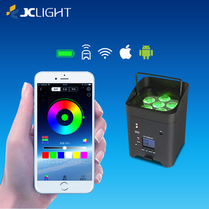 Jc 6*18W Wireless <strong>Uplights</strong> Rgbwa Uv 6In1 Wireless Uplight Battery Powered Led Par Can Uplight Stage Lights <strong>for</strong> Wedding - Product Image 3