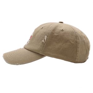 Gorra de Papá Desestructurada Lavada con Bordado Premium Personalizado y Efecto Desgastado - Product Image 3