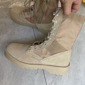 Botas TSB15 de Gamuza Color Bronceado, Ligeras, con Cierre y Cordones, Impermeables, para Uso en Todas las Estaciones - Product Image 2
