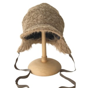 Japanese Style Fluffy Warm Bucket Hat For Women Winter Outdoor Hiking Keep Warm Windproof Camel Black Gray Beige - Product Image 5