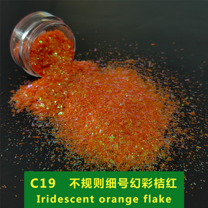 5 gram/Jar không thường xuyên óng ánh long lanh Flake cho Giáng sinh trang trí thủ công mỹ nghệ trang trí DIY cầu vồng màu long lanh bột - Product Image 6