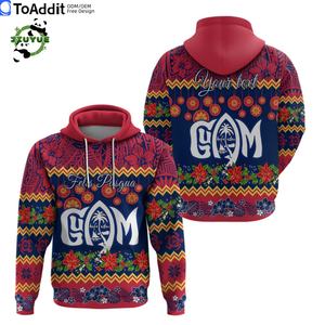 Polynesia <span class=keywords><strong>Felis</strong></span> Pasgua GUAM <span class=keywords><strong>Navidad</strong></span> Popular Otoño e Invierno Venta al por mayor Sudaderas con capucha de alta calidad para hombres Tallas grandes personalizadas - Product Image 4