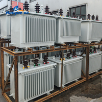 Transformador trifásico de media y alta tensión Haoyue, inmerso en aceite, 30KVA-2500KVA, ROHS, totalmente sellado para edificios