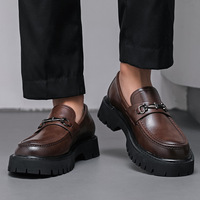 Großhandel PU-Leder Herren Freizeitschuhe Slipper Leder Formelle Loafer Herrenschuhe Maßgefertigte Anzugschuhe