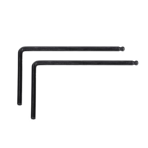 Clé Allen pour tige de cordière, 2 pièces, extrémité sphérique de 4mm/5mm pour guitare acoustique <span class=keywords><strong>Martin</strong></span> (noir 4mm) - Product Image 3