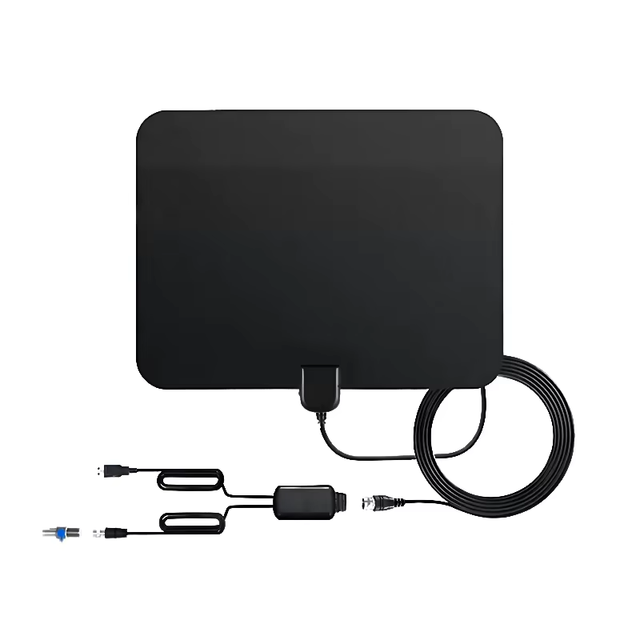 High Quality Indoor Long Range Flat HDTV Amplified 4K Smart Digital Antenna for Receiving Long Distance Signal