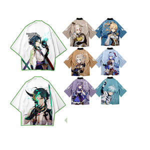 Disfraz de <span class=keywords><strong>Cosplay</strong></span> <span class=keywords><strong>Barato</strong></span> de Klee, Zhong Li, Ke Qing, Paimon, Xiao, Impresión 3D, Haori, Ropa de Dibujos Animados, Kimono, Capa, Vestidos de Poliéster Unisex - Product Image 1