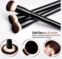 DailyQueen – Nouvel ensemble de 25 pinceaux de maquillage de luxe avec strass, pinceau éventail, poils synthétiques doux, manche en bois, pour visage et yeux, logo personnalisé disponible