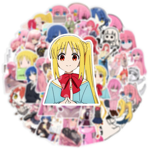 50 pz/borsa rimovibili adesivi in vinile a prova di acqua per gli appassionati di Anime <span class=keywords><strong>BOCCHI</strong></span> il computer portatile decorazione per Skateboard per chitarra - Product Image 5