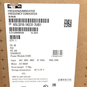 6sl3210-1ke31-wbr7ub1 1 ชิ้นใหม่ Sinamics G120c Power ของแท้พร้อมส่ง ระบบอัตโนมัติอุตสาหกรรม Pac Dedicated Plc - Product Image 1