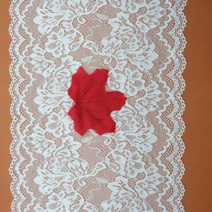 Tela <span class=keywords><strong>de</strong></span> encaje bordado con flores <span class=keywords><strong>de</strong></span> nailon para lencería, 19cm, venta al por mayor - Product Image 6