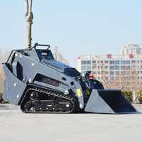 Mini-chargeuse compacte sur chenilles diesel pour travaux agricoles et de construction