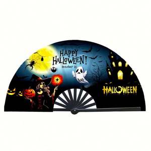 Abanicos Personalizados para Fiestas Americanas, Abanico de Mano Grande de 13 Pulgadas, Plegable de Madera de Bambú, para Eventos Festivos, Abanicos Portátiles de Mano - Product Image 6