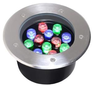 Haute luminosité Extérieure Jardin Paysage lumière 6W 12W 18W 24W Rond Type Souterraine Enterrée Lumière D'inondation - Product Image 5