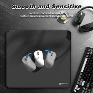 Tapis de souris de jeu FPS ESport ATTACK <span class=keywords><strong>SHARK</strong></span> CM02, surface supérieure non tissée texturée épaisse de 4 mm, base en caoutchouc naturel antidérapante - Product Image 2