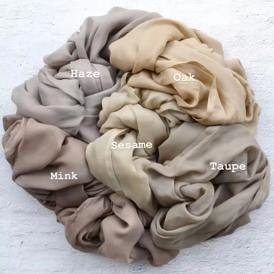 Ánh Sáng Thoáng Khí Trọng Lượng Mềm Cotton Rayon Viscose Dệt Phương thức Hồi Giáo Phụ Nữ Khăn Choàng Hijab Khăn