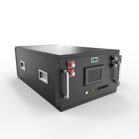 Boîtiers vides DIY JKESS 6U pour batterie Lifepo4 51.2V 280Ah avec écran tactile LCD 4.3" 15KW pour système 15KWH