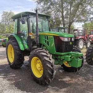 Güzel fiyat 4wd 4 tekerlekli traktör John 110HP Deere tarım traktörleri Mini traktör fiyatı