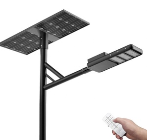 Lampadaire solaire LED en plastique à haut lumen avec batterie - Solution d'éclairage extérieur à économie d'énergie - Garantie de 5 ans - Product Image 3