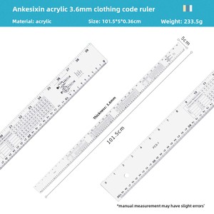 D&amp;D Sewing <strong>Ruler</strong> Tailor Set French Curve Sewing <strong>Ruler</strong> for Beginners <strong>Pattern</strong> <strong>Making</strong> on Fabric for Designers and Tailors - Product Image 5