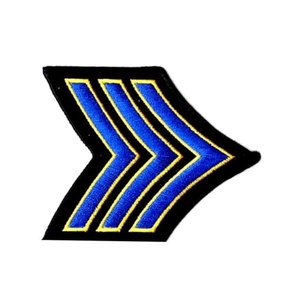 Écussons brodés Chevron pour uniformes, en vente, best-sellers, badges Chevron brodés, broderie d'écussons personnalisés Chevron - Product Image 3
