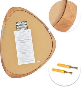 Espejo de Madera para Decoración Moderna de Mediados de Siglo, <span class=keywords><strong>Espejos</strong></span> <span class=keywords><strong>Decorativos</strong></span> para Dormitorio, Sala de Estar, Entrada y Pasillo - Product Image 6