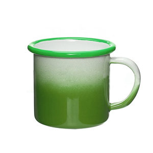 Carino logo personalizzato stampa tazza di caffè smalto per gli amici e regalo di festa - Product Image 4