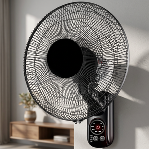 Premium 16 Inch Pedestal Smart <b>Fan</b> <b>Remote</b> <b>Control</b> 400mm Oscillating 3 Speed PP Blades Copper Motor CE BS Plug - Product Image 1