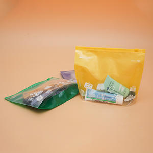 Bolsa de Polietileno Transparente Personalizada, Esmerilada, de Doble Capa, con Cierre Hermético, para Ropa, Ropa Interior, Calcetines y Artículos de Aseo - Product Image 1