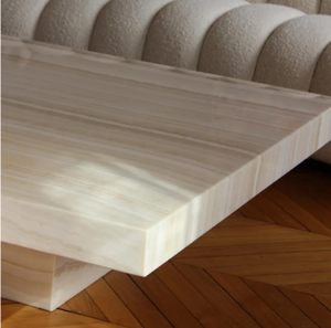 تركيا عروق خشبية رخامية بيضاء عقيق الفانيليا لبلاط الأرضيات ألواح حائط - Product Image 3