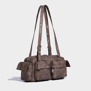 女包品牌奢华秋季流浪汉手提包女包大容量设计师时尚手提包耐用邮递员办公包 - Product Image 3