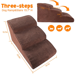 Marche amovible pour animaux de compagnie, nouveauté, enveloppe pour chiens et chats, idéal au lit haut, en mousse, amovible - Product Image 2