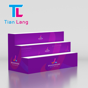 Haute qualité 6ft LED rétro-éclairé étape Table SEG cadre en aluminium Tension tissu salon exposition comptoir haut présentoir - Product Image 3