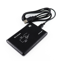 Vente en gros pas cher prix 125khz 13.56mhz lecteur de clavier USB de bureau émulateur lecteur de carte RFID