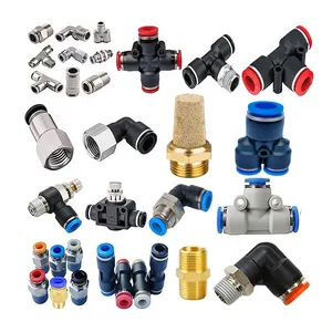 Air Quick Coupler Coupling Quick Connect Plastic Pneumatic Fittings Plastic Pneumatic Parts Push In Fittings Tube Connector
