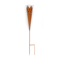 MR Fer Métal Bougeoirs Piquet Conique Applique Décoration Murale pour Maison Extérieur Jardin Multifonctionnel Bougies Lanternes Pots