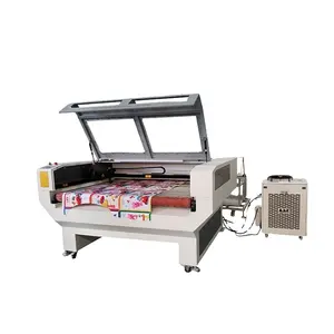 1610 Automatic feeding Fabric cloth fabric textile co2 laser Cutter machine with rolling table