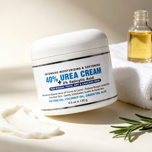 Crema con 40% de Urea y 2% de Ácido Salicílico, Crema Corporal Hidratante Intensiva, Crema Exfoliante para Pies Ásperos, Gruesos, Secos y Agrietados - Product Image 2