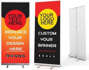 Soporte de Banner Enrollable de Aluminio al por Mayor, Portátil para Publicidad y Promoción, Precio de Fábrica - Product Image 2